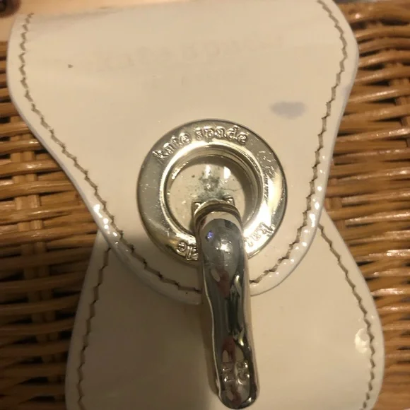 Kate spade wicker clutch EUC - Picture 6 of 14